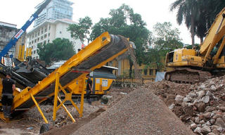 Công nghệ nghiền tái chế phế thải xây dựng: Nguy cơ đắp chiếu vì doanh nghiệp không mặn mà