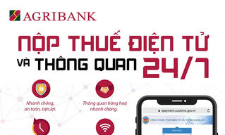 Agribank triển khai dịch vụ nộp thuế điện tử và thông quan 24/7 qua cổng thông tin điện tử hải quan