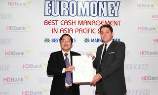 HDBank được vinh danh Ngân hàng có dịch vụ Quản lý tiền mặt tốt nhất Châu Á - Thái Bình Dương năm 2018