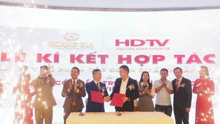 Công ty tập đoàn dự án Hoàng Gia hợp tác truyền thông với Truyền hình thực tế HDTV