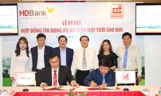 HDBank đồng hành với Sao Mai Group xúc tiến Dự án điện năng lượng mặt trời