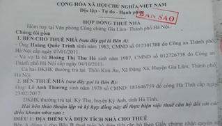 Cần xử lý nghiêm hành vi xâm phạm chỗ ở của người khác ở huyện Gia Lâm