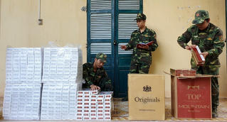 An Giang: Thu giữ 3.500 gói thuốc nhập lậu từ Campuchia