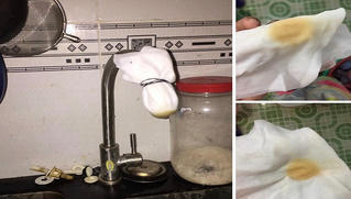 Người dân Đà Nẵng bất an vì nước sinh hoạt đóng cặn đen 