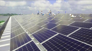 Sao Mai Solar PV1 gấp rút thi công để kịp đóng điện trước 30/6/2019