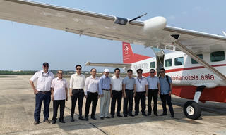 Ra mắt dịch vụ ngắm Phong Nha - Kẻ Bàng từ không trung
