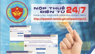 Mở rộng chương trình nộp thuế điện tử 24/7: Hải quan sẽ chuyển thông tin nộp thuế giúp DN