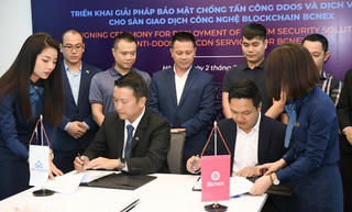Lễ ký kết triển khai giải pháp bảo mật cho sàn giao dịch công nghệ blockchain BCNEX