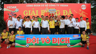 Giải bóng đá thường niên “Cúp Vedan” lần thứ XX thành công tốt đẹp