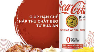 Hạn chế hấp thu chất béo từ bữa ăn với Coca-Cola Plus
