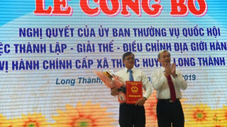 Công bố giải thể, điều chỉnh địa giới hành chính nhiều xã để phục vụ dự án Sân bay quốc tế Long Thành