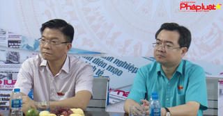 Bộ trưởng Bộ Tư Pháp ghé thăm, chúc mừng báo Pháp Luật Việt Nam nhân ngày báo chí cách mạng Việt Nam
