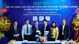 Global Ecokids và Samsung Vina hợp tác đưa sản phẩm công nghệ thông minh vào giáo dục mầm non