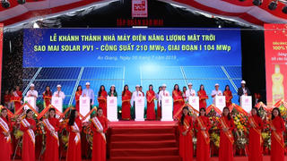 Tập đoàn Sao Mai khánh thành nhà máy điện NLMT Sao Mai Solar PV1