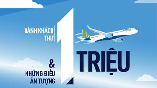 Bamboo Airways: Hành khách thứ 1 triệu và những con số ấn tượng