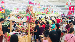 Siêu thị - kênh xây dựng thương hiệu nông sản Việt
