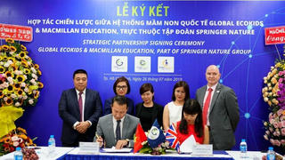 Macmillan Education hợp tác chiến lược với hệ thống mầm non quốc tế Global Ecokids