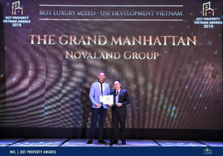 The Grand Manhattan lập cú hattrick giải thưởng trong phân khúc BĐS hạng sang