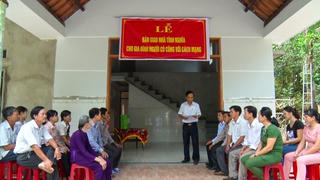 Không để người có công phải ở nhà đơn sơ, nhà tạm