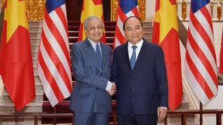 Việt Nam - Malaysia quan ngại sâu sắc những diễn biến ở Biển Đông