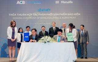 Manulife Việt Nam mở rộng hợp tác phân phối bảo hiểm qua ngân hàng với ACB