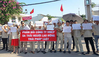 Công ty VMEP bị tố sa thải người lao động trái quy định
