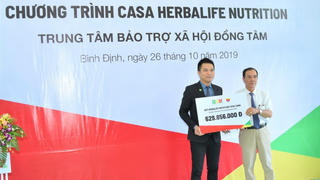 Quỹ Herbalife Nutrition hỗ trợ dinh dưỡng cho trẻ tại Trung tâm Bảo trợ Xã hội Đồng Tâm