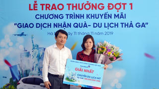 VietinBank tìm ra chủ nhân chuyến du lịch Mỹ trị giá 100.000.000 VND