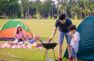 Khám phá địa điểm cắm trại tuyệt đẹp dành cho các gia đình tại Khu đô thị Ecopark