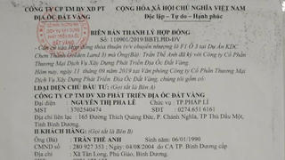 Công an xác minh tố cáo tại Dự án Chơn Thành Golden Land