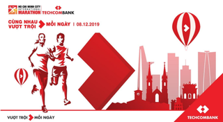 Techcombank Marathon 2019: Lần đầu tiên xuất hiện khinh khí cầu khổng lồ trên bầu trời TP HCM