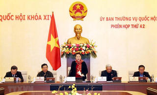Khai mạc Phiên họp thứ 42 của Ủy ban Thường vụ Quốc hội