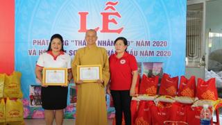 Vedan Việt Nam tiếp tục tặng nhà Chữ thập đỏ