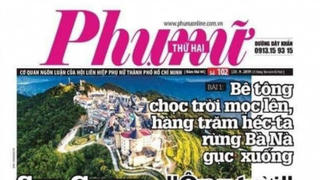Báo Phụ nữ TP HCM điện tử bị đình bản 1 tháng