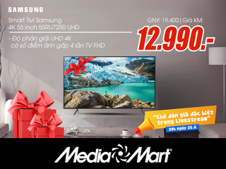 Điểm danh những mẫu TV Samsung giảm giá mạnh dịp hè