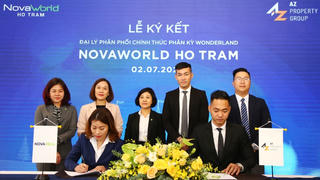 AZ Property Group trở thành đại lý phân phối phân kỳ Wonderland của NovaWorld Ho Tram