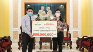 Tập đoàn Hưng Thịnh tiếp tục ủng hộ 20 tỷ đồng cho hoạt động phòng, chống Covid-19