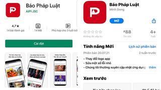 Ra mắt ứng dụng Báo Pháp luật Việt Nam