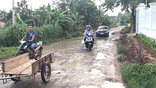 Tỉnh lộ 316B xuống cấp ở Phú Thọ: Chưa bố trí được kinh phí sửa chữa