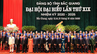 Bắc Giang: Công bố kết quả bầu Bí thư, Phó Bí thư Tỉnh ủy nhiệm kỳ 2020 - 2025