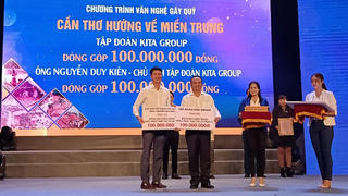 KITA Group cùng Ủy ban MTTQ Việt Nam TP Cần Thơ quyên góp ủng hộ miền Trung