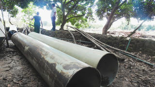 Cai Lậy (Tiền Giang): Người dân mỏi mòn chờ đập ngăn mặn