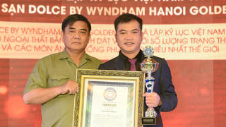 Khách sạn Dolce By Wyndham Hanoi Golden Lake: Xác lập kỷ lục Việt Nam và thế giới