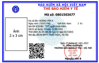 Từ 1/4/2021: Sử dụng thẻ Bảo hiểm y tế theo mẫu mới