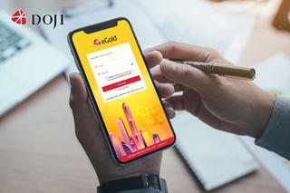 Mua bán dễ dàng, vàng thời công nghệ với eGold của DOJI