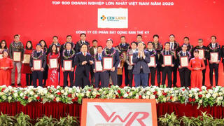 Cen Land xuất sắc lọt Top 500 Doanh nghiệp lớn nhất Việt Nam 2020