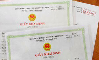 Thủ tục thay đổi tên khai sinh cho con