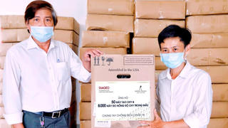 Diageo ủng hộ thiết bị y tế phòng chống dịch COVID-19 