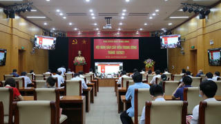 Hội nghị Báo cáo viên tháng 10/2021: 6 nhóm nhiệm vụ trọng tâm trong công tác thông tin tuyên truyền