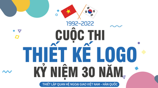 Cuộc thi thiết kế logo kỷ niệm 30 năm thiết lập quan hệ ngoại giao Việt Nam – Hàn Quốc